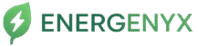 Energenyx logo with green leaf and lightning bolt symbol representing eco-friendly and renewable energy solutions
