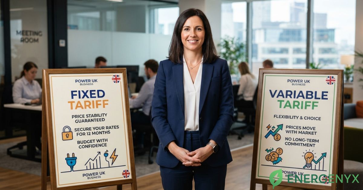 Fixed vs variable business energy tariffs comparison