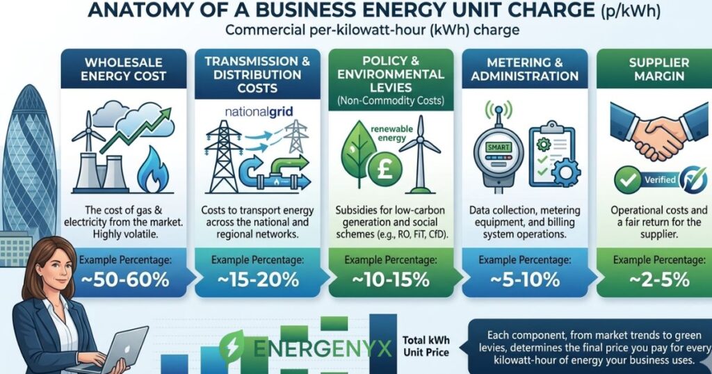 Business energy unit rate explained