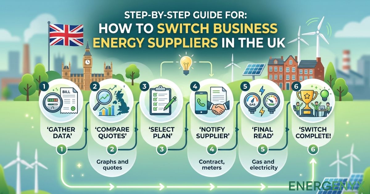 How to switch business energy suppliers in the UK