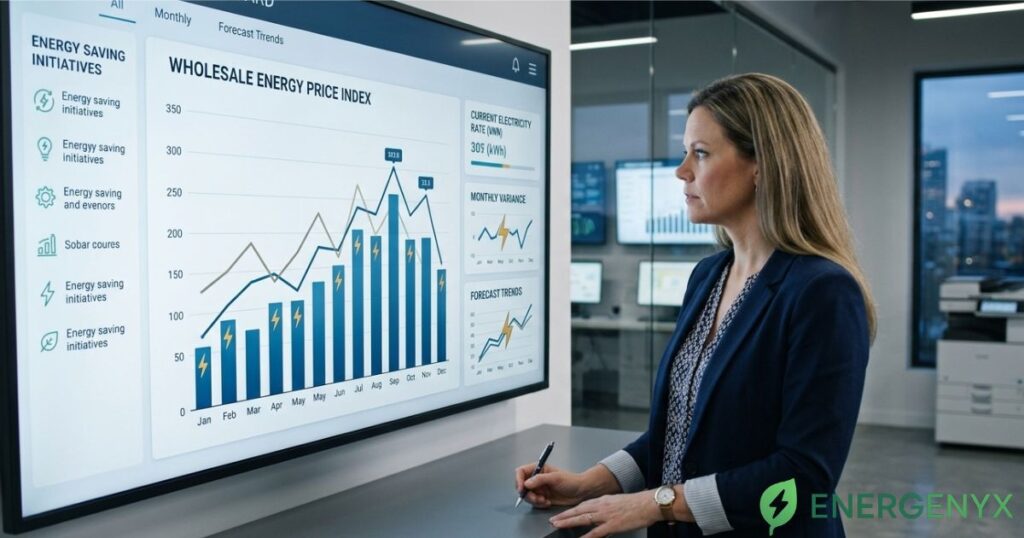 Wholesale energy market price fluctuations