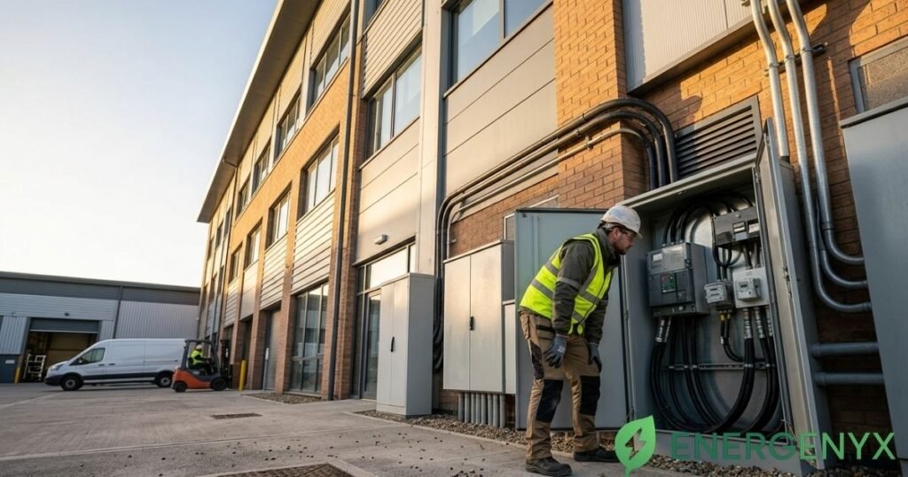 Business arranging a new commercial electricity supply contract