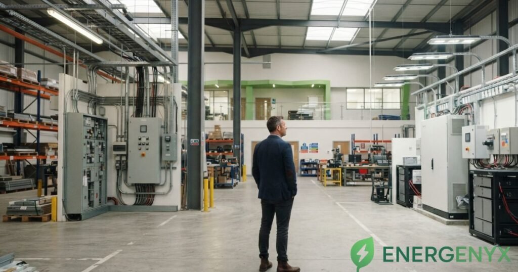 Business comparing electricity standing charges and energy contract costs