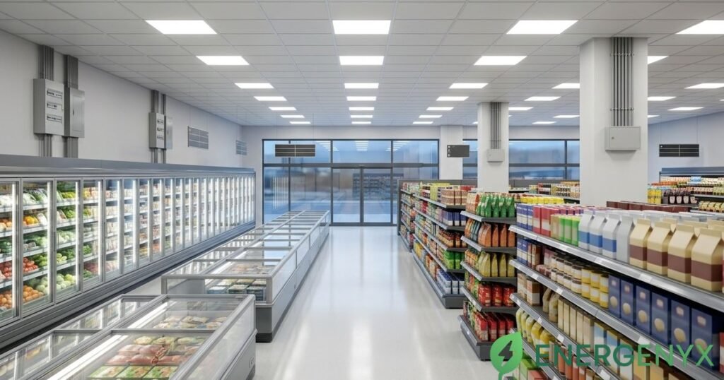 Business premises with fixed electricity tariff price certainty