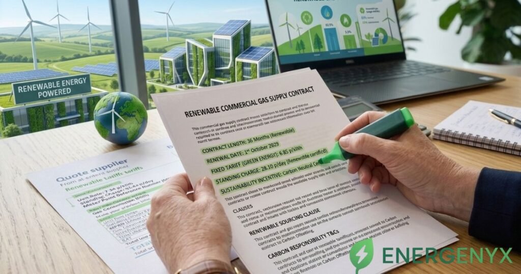 Green gas solution for UK businesses.