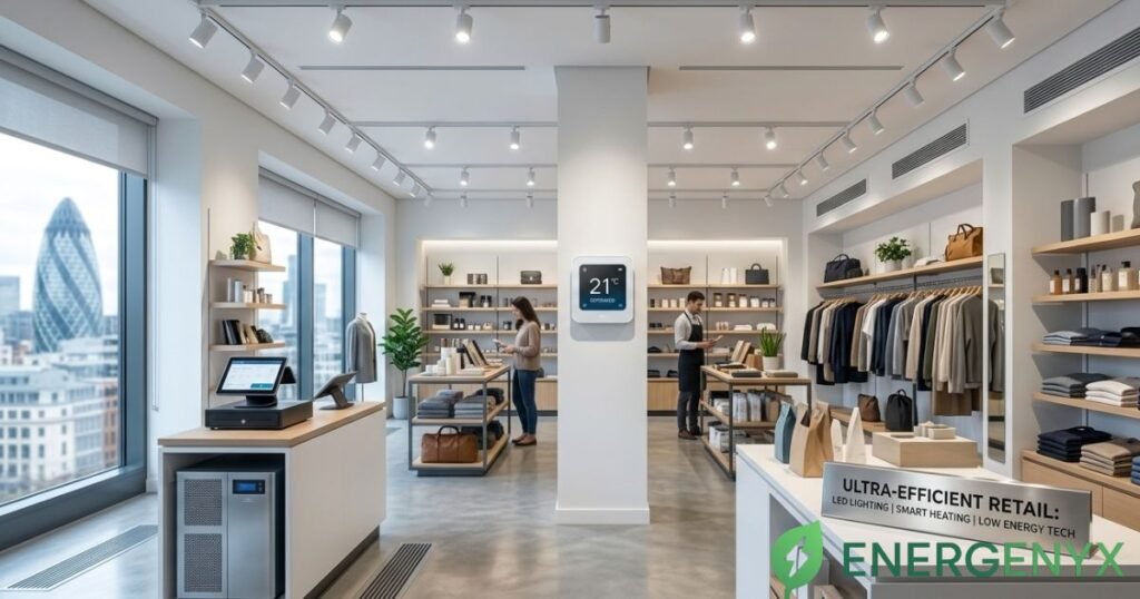 Energy-efficient small business premises.
