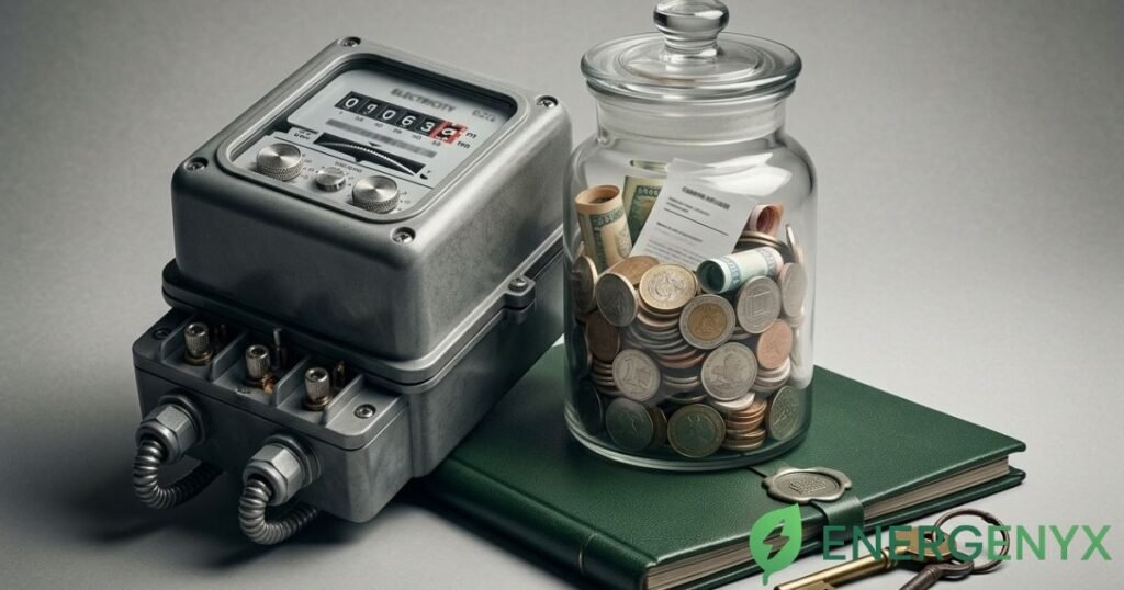 Security deposit for a business electricity contract