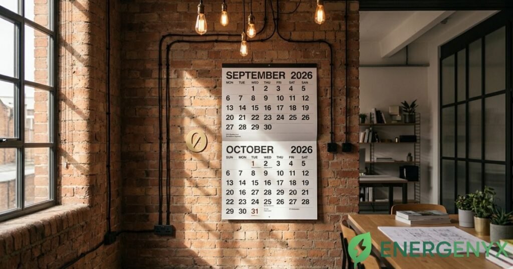 Business electricity VAT change from October 2026